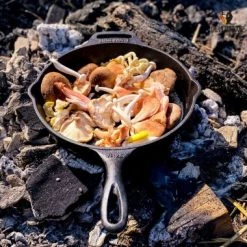 Accessoires pour barbecue Valhal Skillet Koekenpan Gietijzer met Steel 25 cm -Jardinage Soldes 6306d9ced34191720f5c0a080b90d1eb