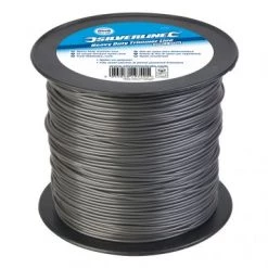 Accessoires tondeuse à herbe Silverline 427692 Fil coupe-bordure usage intensif - 2 mm x 377 m