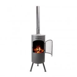 Brasero et cheminée d'extérieur BonFeu 3501 Tuinhaard BonTino - Zwart - 164cm - 35cm