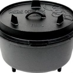 Accessoires pour barbecue Valhal Dutch Oven Gietijzer met Pootjes Outdoor 8 Liter