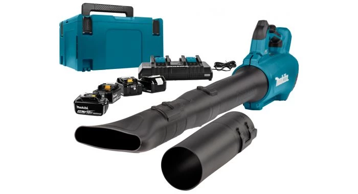 Souffleur à batterie sans fil Makita DUB184PT4J - Set souffleur de feuilles Li-Ion 18V (4x batterie 5,0Ah) - incl. MAKPAC- 780m³/h- moteur brushless 8 Souffleur à batterie sans fil Makita DUB184PT4J - Set souffleur de feuilles Li-Ion 18V (4x batterie 5,0Ah) - incl. MAKPAC- 780m³/h- moteur brushless – Image 6