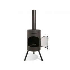 Brasero et cheminée d'extérieur BonFeu 5002 Cheminée de jardin BonTon 50 - Noir – 172 cm – 50 cm -Jardinage Soldes fc910eb57b6bbae65595134a81363287